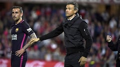 Luis Enrique: " Paco Alcácer ha estado soberbio..."