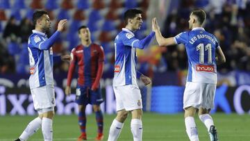 11/01/18 PARTIDO OCTAVOS VUELTA COPA DEL REY 
 LEVANTE UD - RCD ESPANYOL
 GOL 0-1 LEO BAPTISTAO ALEGRIA 