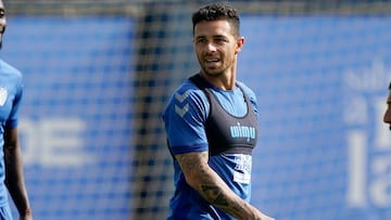 Rubén Castro, durante un entrenamiento.