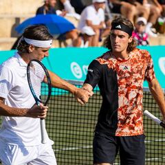 Feliciano López pierde con Tsitsipas su último partido de dobles