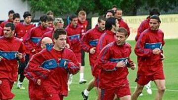 <b>MUCHOS NO ESTARÁN. </b>El vestuario del Real Murcia cambiará sensiblemente para el próximo curso.