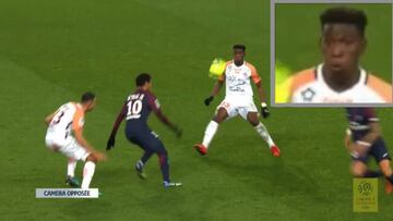 Alguien tuvo pesadillas con Neymar: dos rotos en 3 segundos