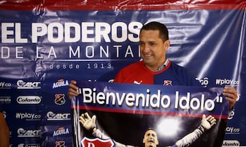 Aldo Bobadilla fue presentado por el Deportivo Independiente Medellin.