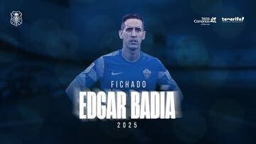 Edgar Badía, refuerzo para la portería