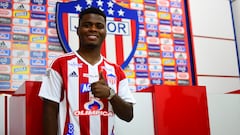Déiber Caicedo, nuevo jugador de Junior de Barranquilla.