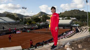Carla Suárez, líder de España ante Japón en la Copa Federación.