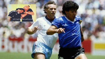 Ex seleccionado inglés: "Mordí la mano a Maradona por tramposo"