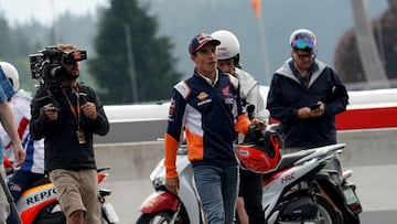 Marc M¨¢rquez, de paisano en el Red Bull Ring.