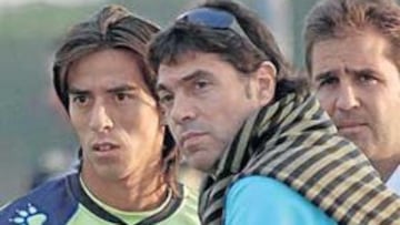 <b>CONTACTO. </b>Issa se reunió con Muñoz y Benito para hablar del futuro de Lobos.