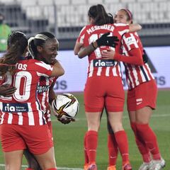 Leicy Santos, campeona con el Atlético de Madrid