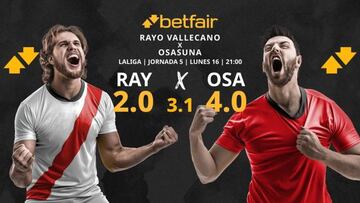 Rayo Vallecano vs. CA Osasuna: horario, TV, pronósticos, estadísticas y clasificación