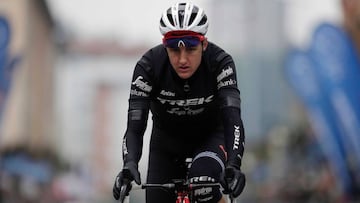 El ciclista italiano Nicola Conci, durante una competici&oacute;n con el Trek-Segafredo.