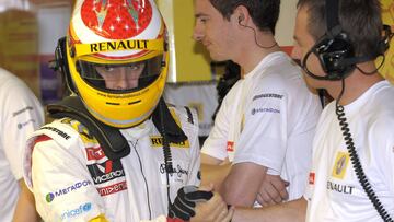 Fernando Alonso con Renault en Jap&oacute;n 2009.