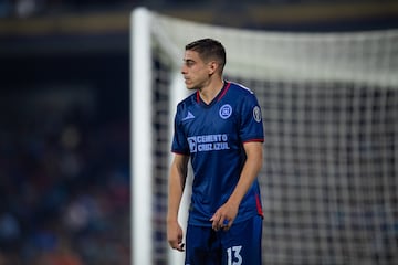    Camilo Candido of Cruz Azul during the 13th round match between Pumas UNAM and Cruz Azul as part of the Torneo Clausura 2024 Liga BBVA MX at Olimpico Universitario Stadium on March 30, 2024 in Mexico City, Mexico.