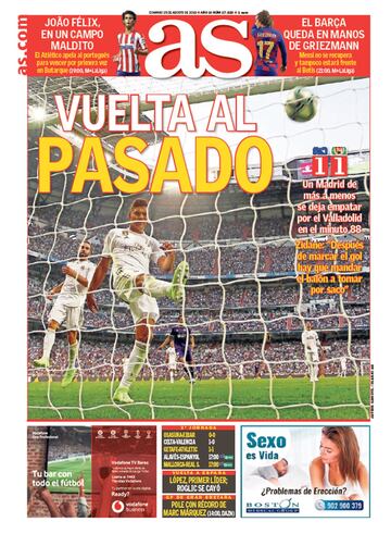 Las portadas de AS de agosto