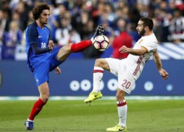 Adrien Rabiot con Dani Carvajal.