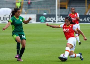 El fútbol femenino debuta en El Campín con triunfo de Santa Fe