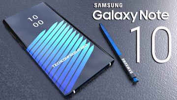 Cámara en el S Pen, el rediseño radical del Samsung Galaxy Note 10 sin cámara selfie