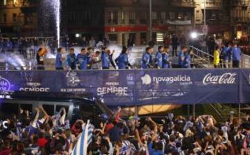 La celebración en la plaza de Cuatro Caminos.