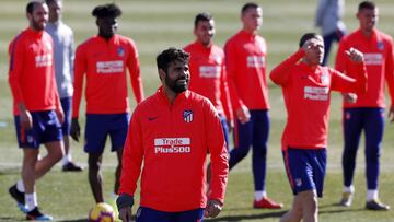 15/02/19 ENTRENAMIENTO ATLETICO DE MADRID DIEGO COSTA GRUPO
