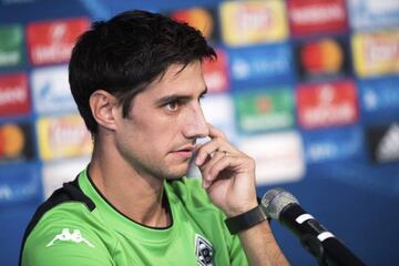 Stindl faces the media ahead of Wednesday's clash.