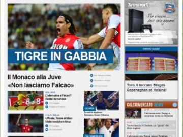 Portadas de la prensa extranjera