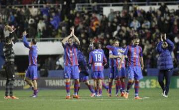 LEVANTE - BARCELONA  ALEGRIA FINAL DE PARTIDO