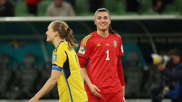 Sweden goalie Zecira Musovic won Player of the Match when she and her team beat favorites USA, but some reporters just keep asking about Zlatan Ibrahimovic.