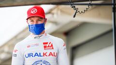 MAZEPIN Nikita (rus), Haas F1 Team VF-21 Ferrari, portrait during the Formula 1 Aramco Gran Premio De Espana 2021 from May 07 to 10, 2021 on the Circuit de Barcelona-Catalunya, in Montmelo, near Barcelona, Spain - Photo Antonin Vincent / DPPI
 AFP7 
 08/05/2021 ONLY FOR USE IN SPAIN