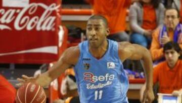 Granger, durante un partido con el Asefa Estudiantes esta temporada.