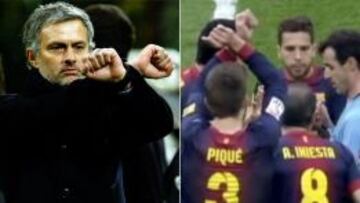 En Italia, tres partidos a Mou por el gesto que hizo Piqué