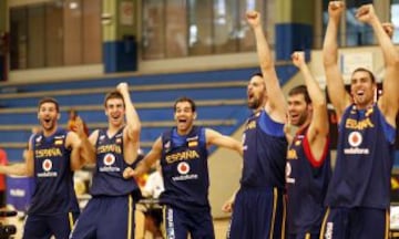 Los jugadores de la selección española, pasaron un buen rato, durante la grabación de un videoclip, para la canción oficial del Mundial de baloncesto, compuesta por el productor musical Carlos Jean