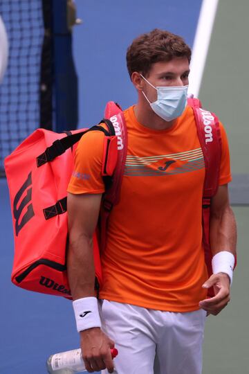 Pablo Carreño a cuartos del US Open tras la descalificación de Djokovic.