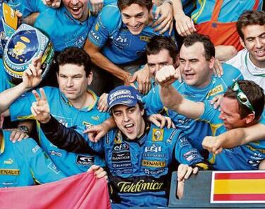 Los cinco títulos de Alonso