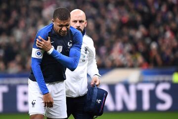 Lesión de Kylyan Mbappé.