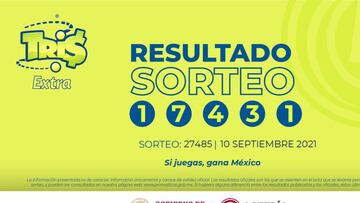 Resultados Lotería Tris Extra hoy: ganadores y números premiados | 10 de septiembre