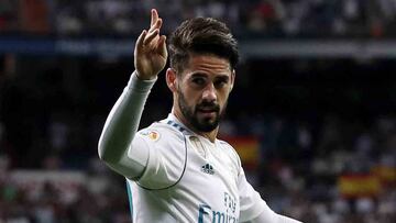 Isco celebra el gol del 1-0 al Espanyol.