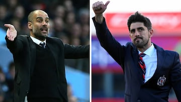 Guardiola y Paunovic. 