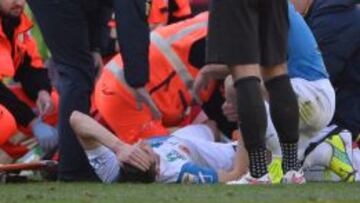 Operan de doble fractura a Mattiello, jugador del Chievo