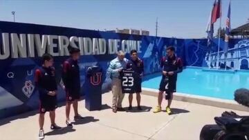 Así fue la presentación de los números de los refuerzos de la 'U'