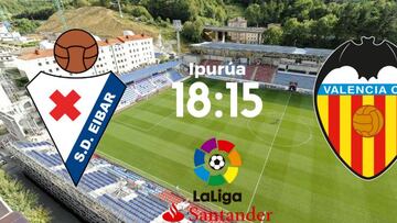 Eibar- Valencia en vivo online, partido de la segunda jornada de Liga Santander, hoy 27/08/2016