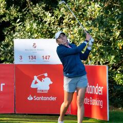 Clara Moyano, primera líder del Santander Golf Tour en Pedreña