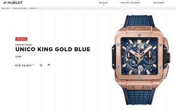 Square Bang Unico King Gold Blue.