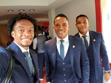 Cuadrado, Bacca y Muriel, listos para la Copa Mundo Rusia 2018