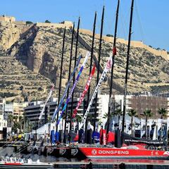 Primera regata costera de la Volvo Ocean Race en Alicante