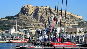 Primera regata costera de la Volvo Ocean Race en Alicante