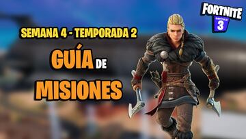 Desaf&iacute;os y misiones de Fortnite Temporada 2 - Semana 4: todas las soluciones y recompensas