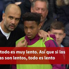 La instrucción táctica de Guardiola a un recogepelotas
