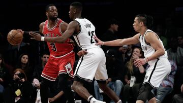 Vuelve Wade, pero los Bulls se complican la vida en Brooklyn