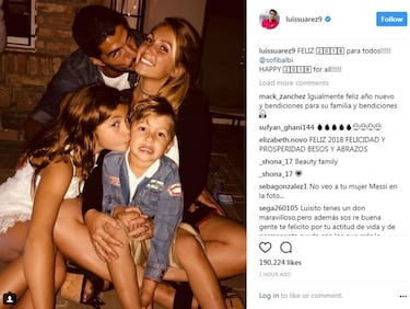 Los mensajes y las felicitaciones por Año Nuevo de los futbolistas